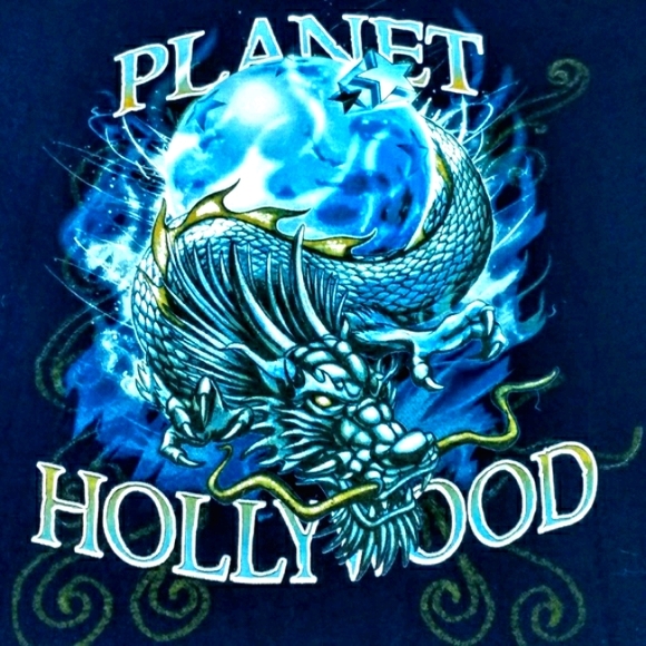 Planet Hollywood Las Vegas 1998 Dragon tee-shirt - Picture 2 of 5